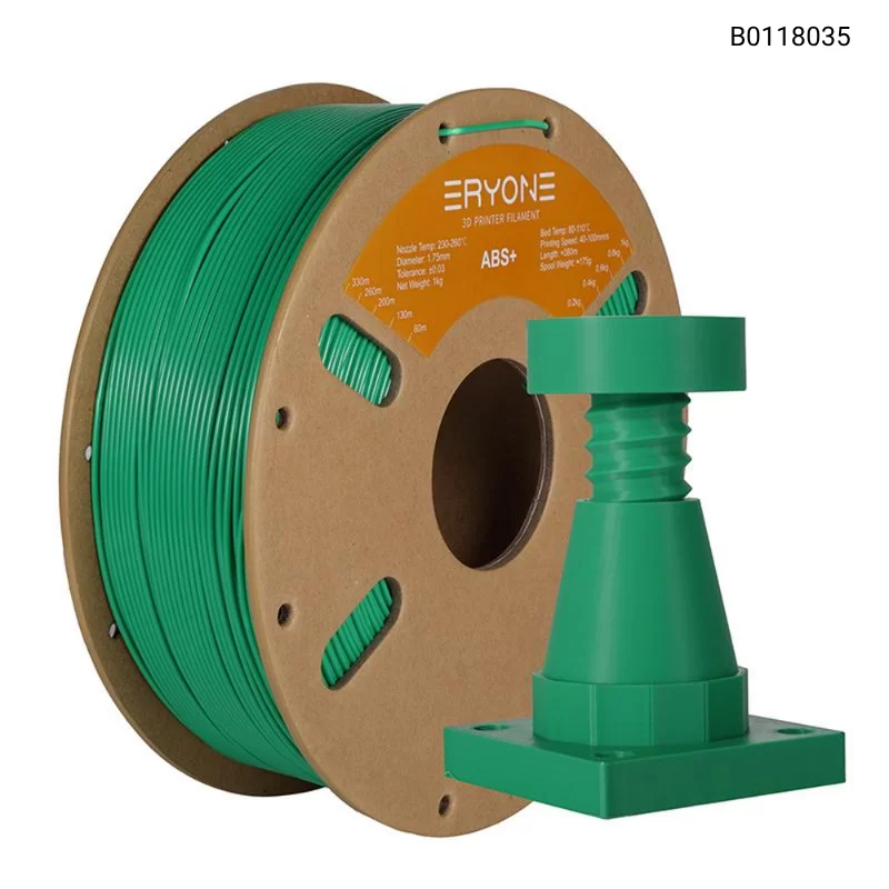 Пластик для 3D принтера Eryone ABS+ 1.75mm/1KG, Цвет Green