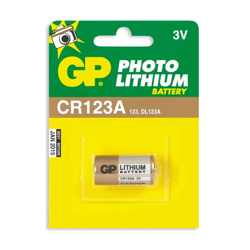 Батарейки GP CR123/1BL Lithium