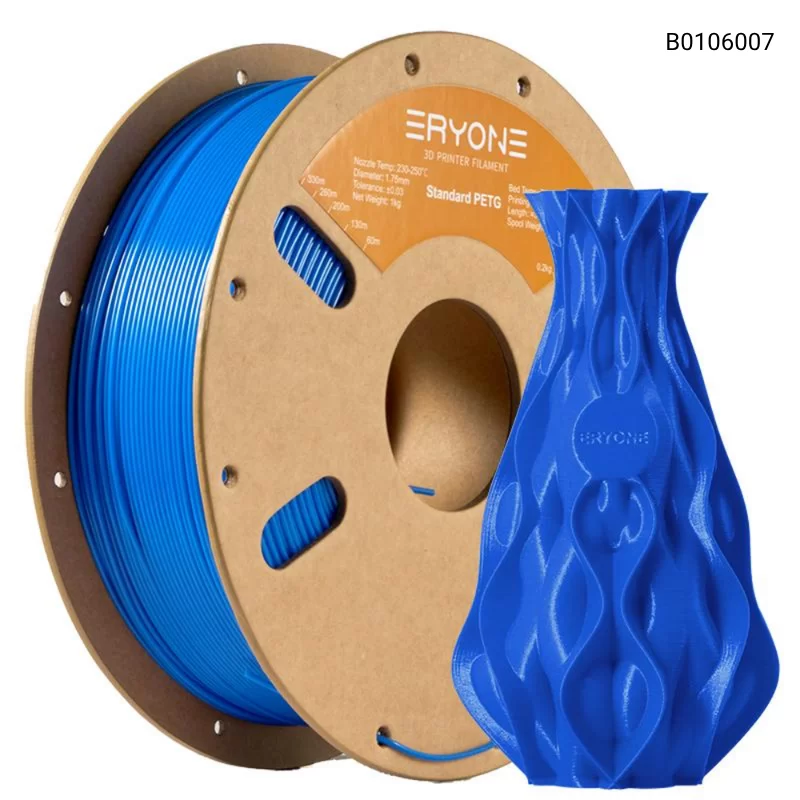 Пластик для 3D принтера Eryone PETG 1.75mm, 1KG/roll, Цвет Blue