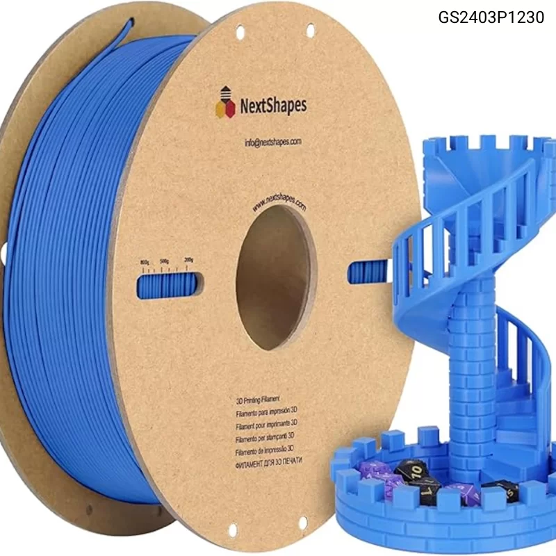 Пластик для 3D принтера Standard PLA 1.75mm, 1KG/roll, Цвет Светлый голубой
