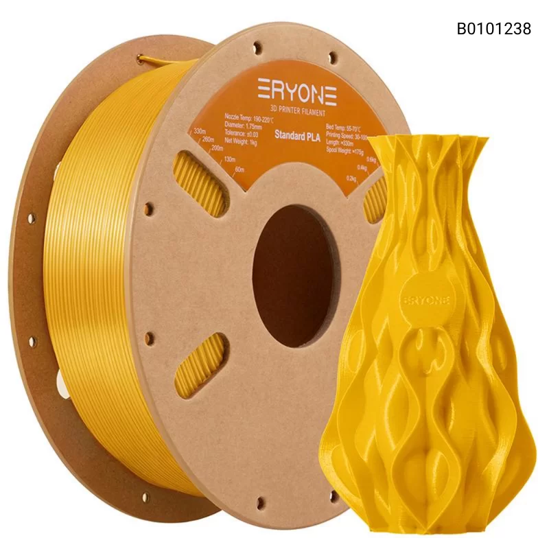 Пластик для 3D принтера Eryone Standard PLA 1.75mm, 1KG/roll, Цвет Mango Yellow