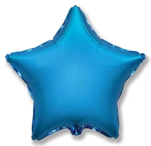 Шар с гелием (32"/81 см) Звезда, Синий