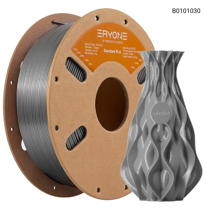 Пластик для 3D принтера Eryone Standard PLA 1.75mm, 1KG/roll, Цвет Agate Grey