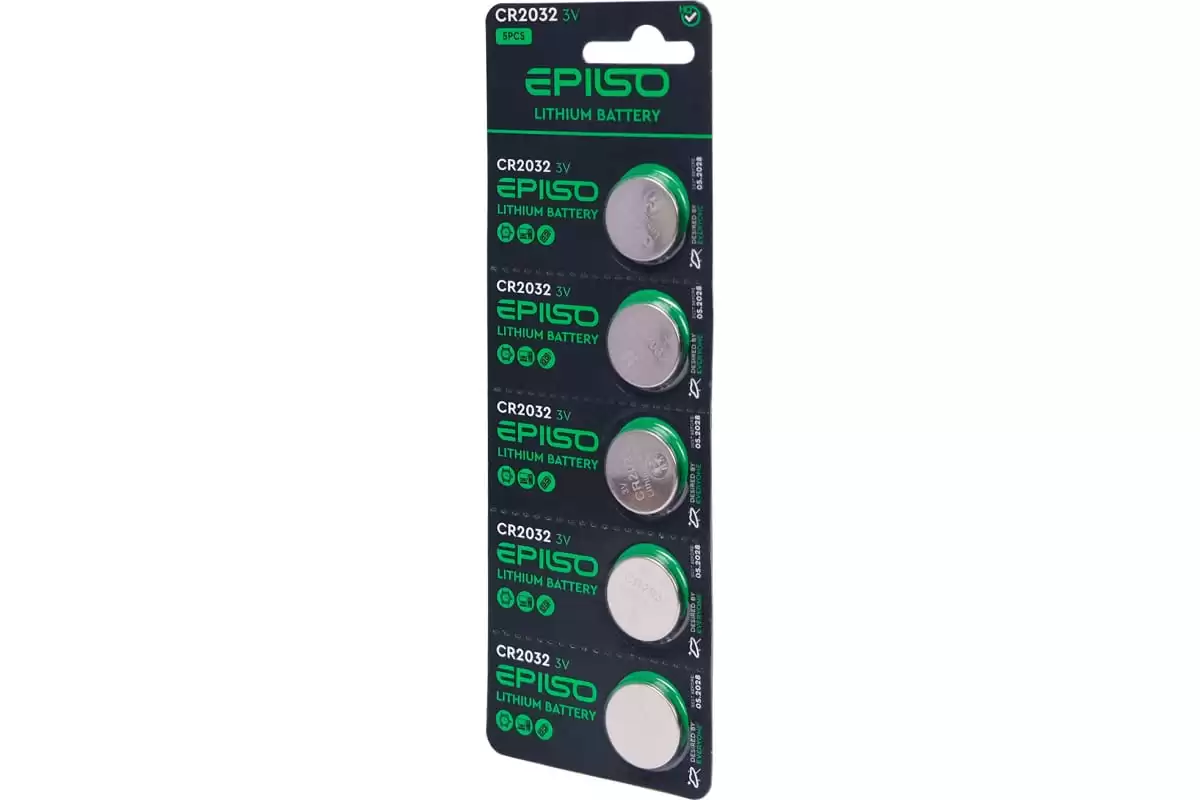 Батарейки Epilso CR2032/5BL Lithium
