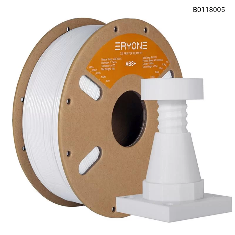 Пластик для 3D принтера Eryone ABS+ 1.75mm/1KG, Цвет White