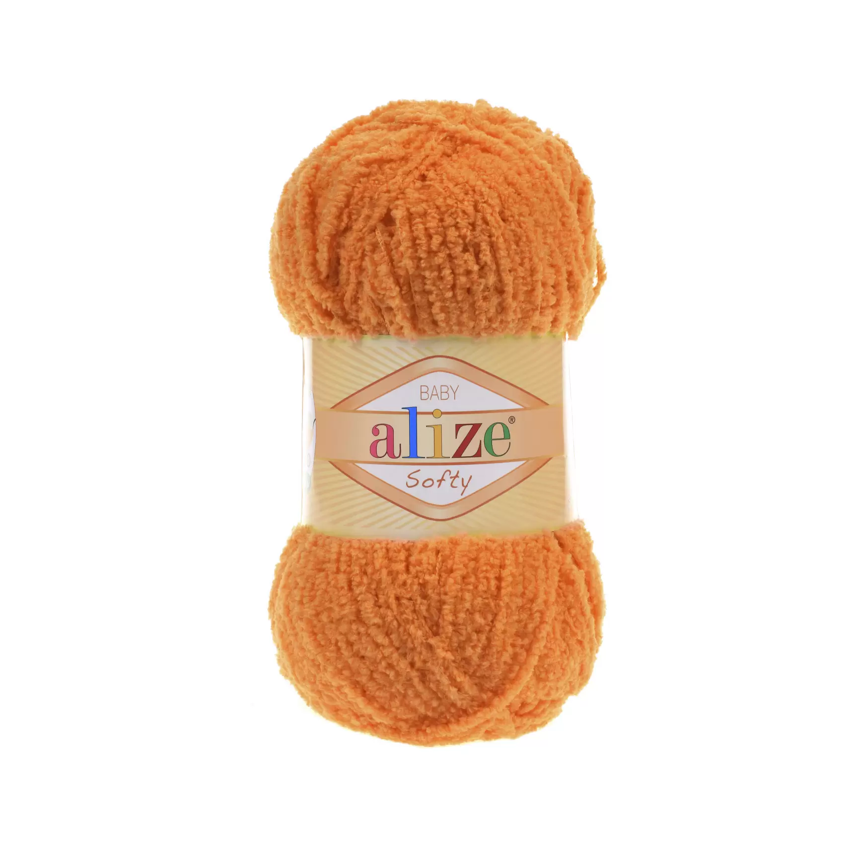 Пряжа Alize Softy цвет 06 Оранжевый