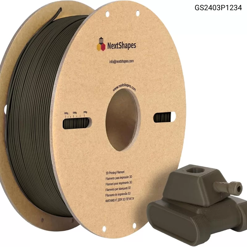 Пластик для 3D принтера Standard PLA 1.75mm, 1KG/roll, Цвет Clay