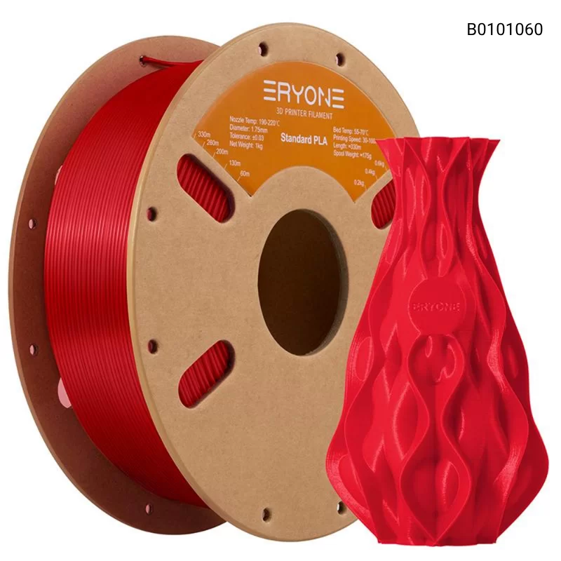 Пластик для 3D принтера Eryone Standard PLA 1.75mm, 1KG/roll, Цвет China Red
