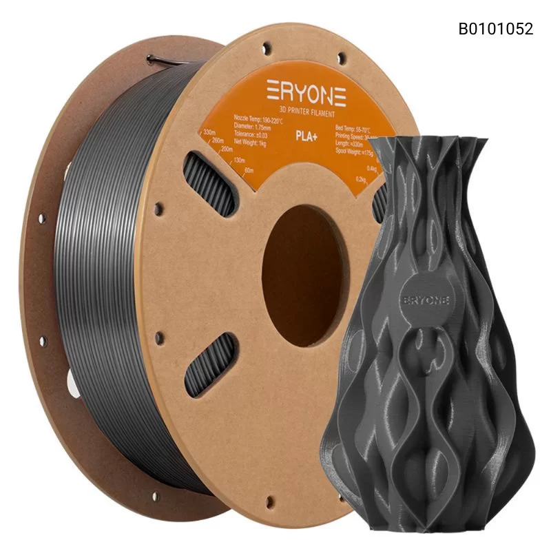Пластик для 3D принтера Eryone PLA+ / PLA Pro 1.75mm, 1KG/roll, Цвет Grey