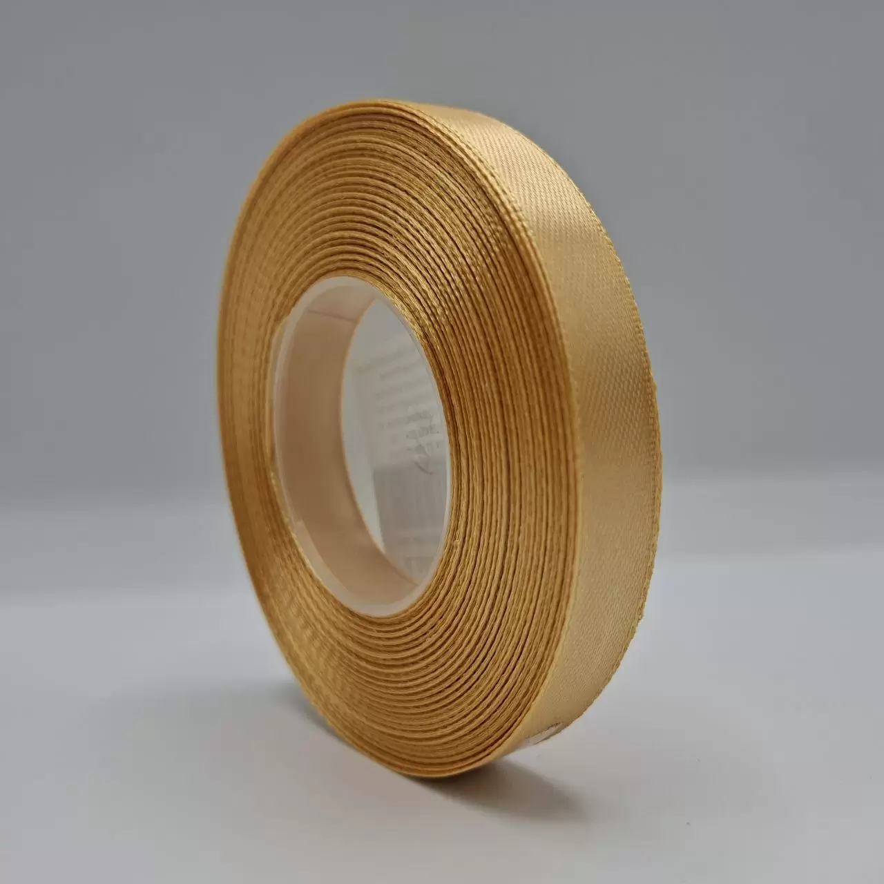 Лента атласная WS15, 1,2 cm x 32 м, Бежевый