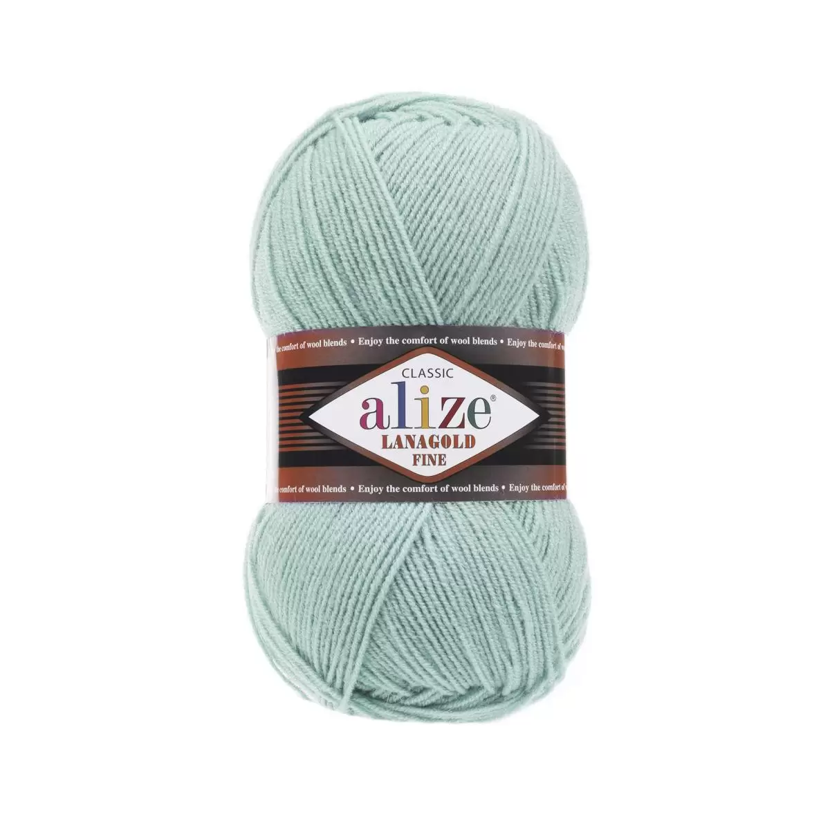 Пряжа Alize LANAGOLD FINE цвет (522) Мята