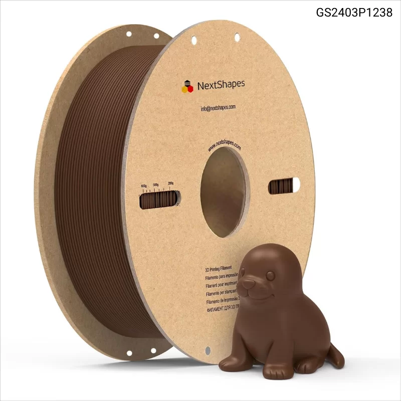 Пластик для 3D принтера Standard PLA 1.75mm, 1KG/roll, Цвет Шоколадный