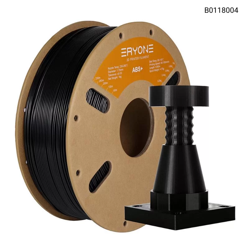 Пластик для 3D принтера Eryone ABS+ 1.75mm/1KG, Цвет Black