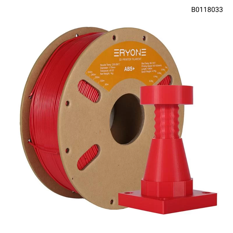 Пластик для 3D принтера Eryone ABS+ 1.75mm/1KG, Цвет Red