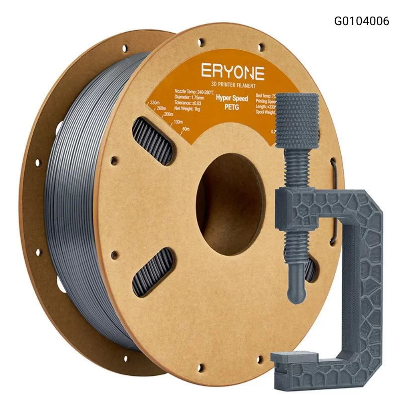 High Speed PETG 1.75mm, 1KG/roll, Цвет Gray