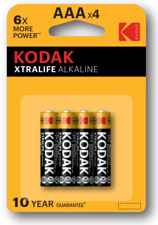 Батарейки Kodak LR03/4BL Xtralife Alkaline