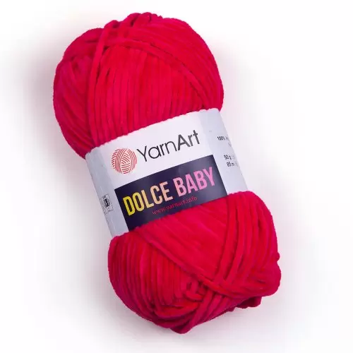 Пряжа Yarnart Dolce BABY цвет 759 Тёмно-Розовый
