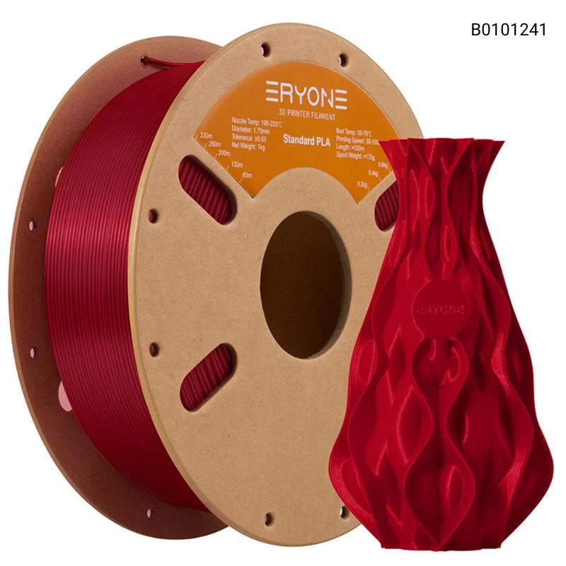 Пластик для 3D принтера Eryone Standard PLA 1.75mm, 1KG/roll, Цвет Rose Red