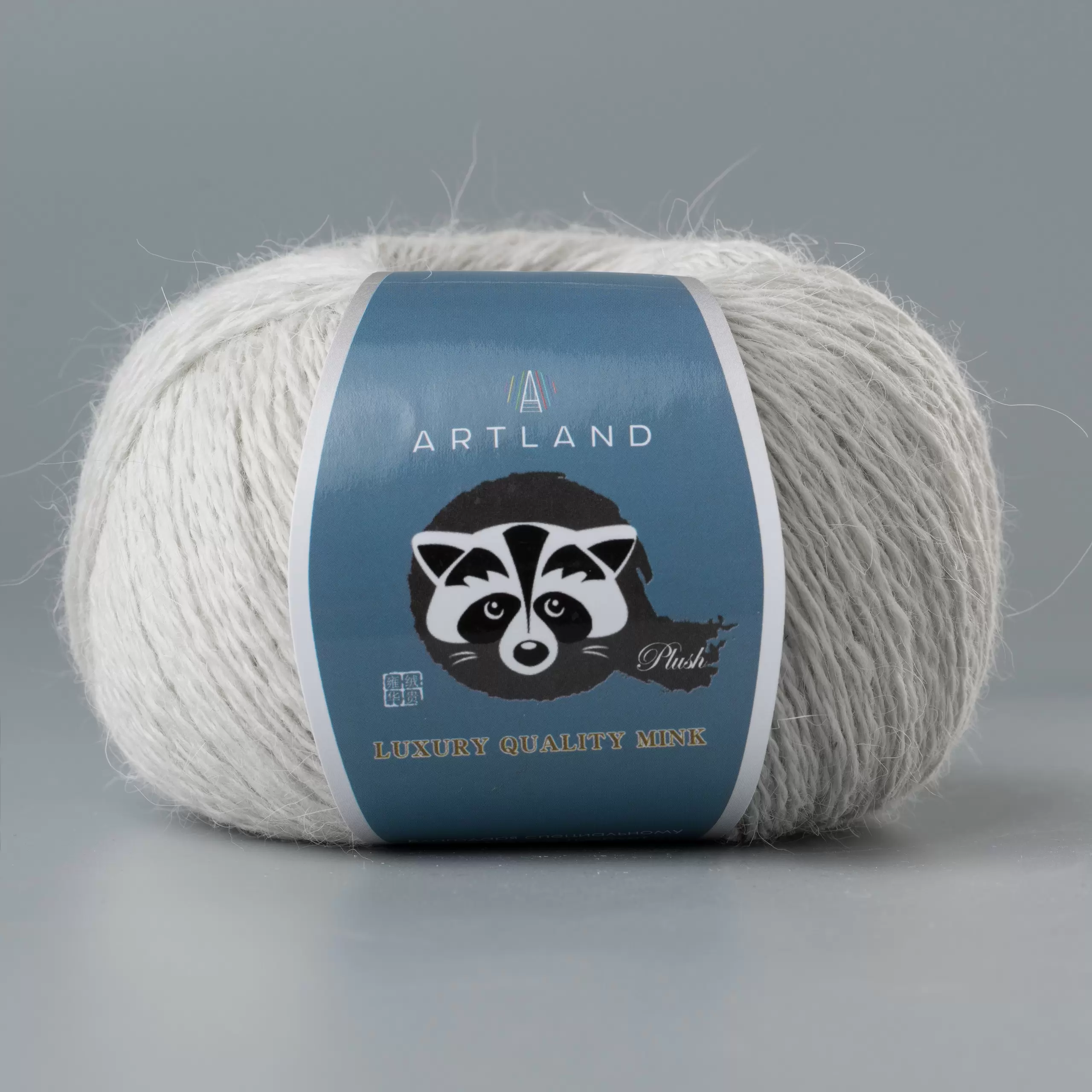 Пряжа Пух Норки Artland 50 г/360 м 35 Серый