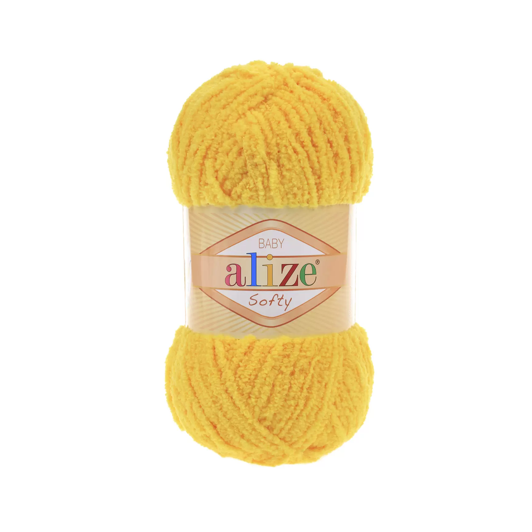Пряжа Alize Softy цвет 216 Жёлтый