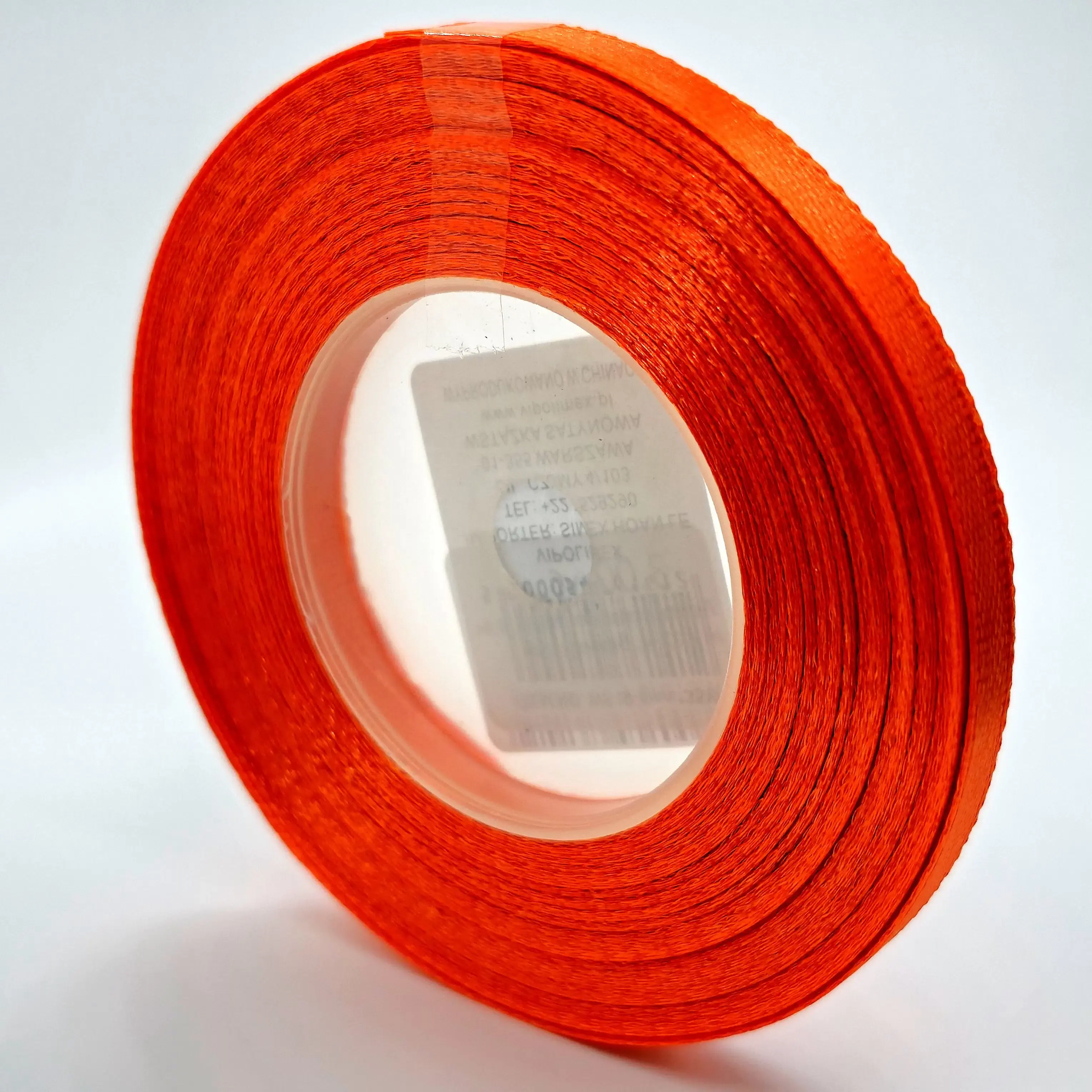 Лента атласная WS19, 0,6cm x 32 м, Оранжевый