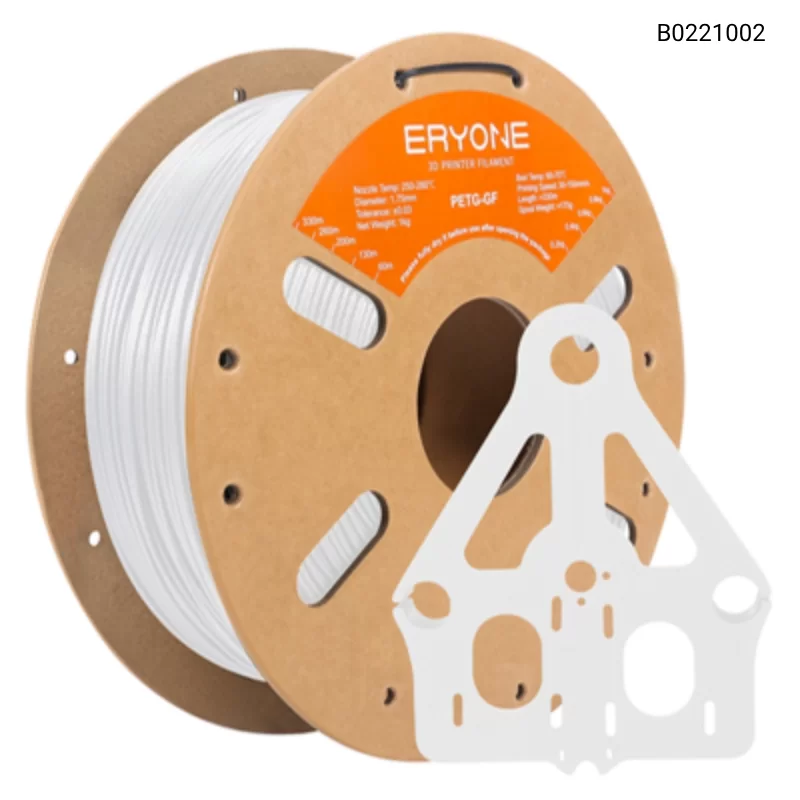 Пластик для 3D принтера Eryone Glass Fiber PETG 1.75mm, 1KG/roll, Цвет White