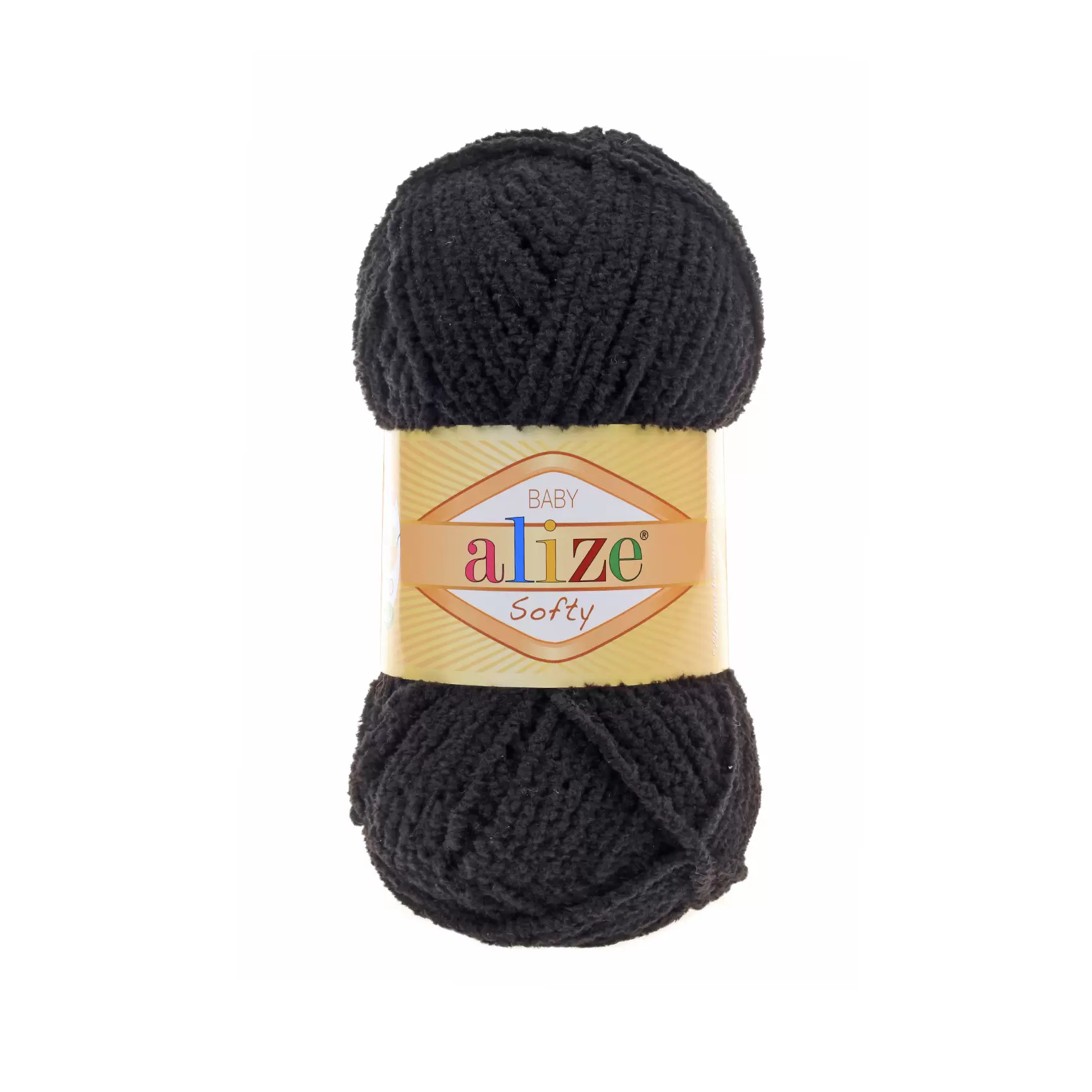 Пряжа Alize Softy цвет 60 Чёрный