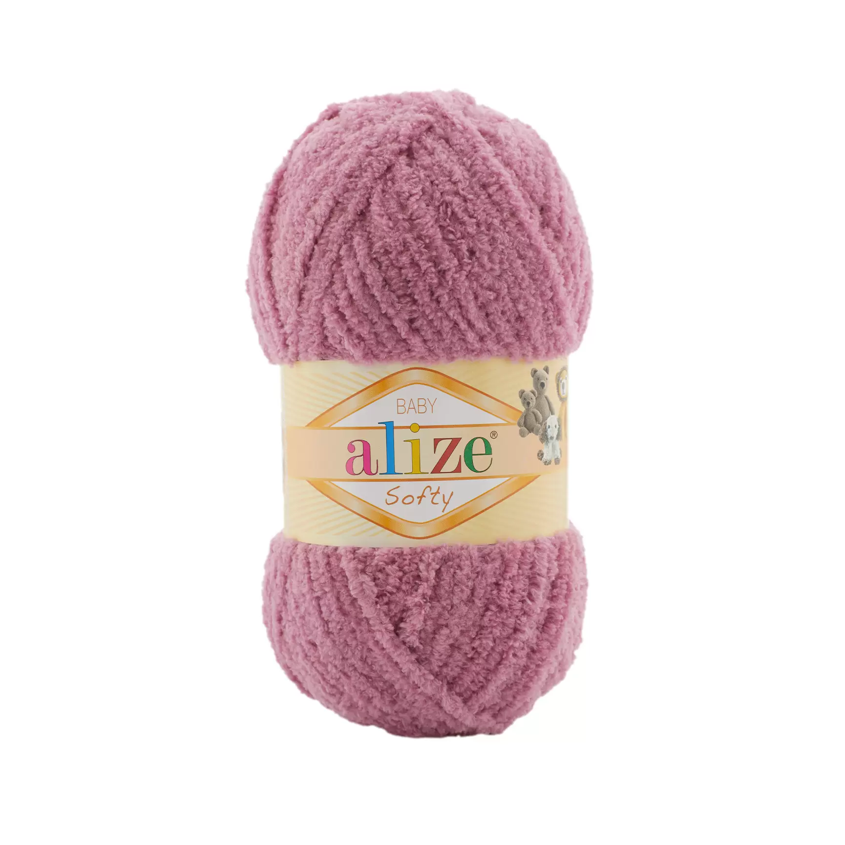 Пряжа Alize Softy цвет 28 Пыльная Роза