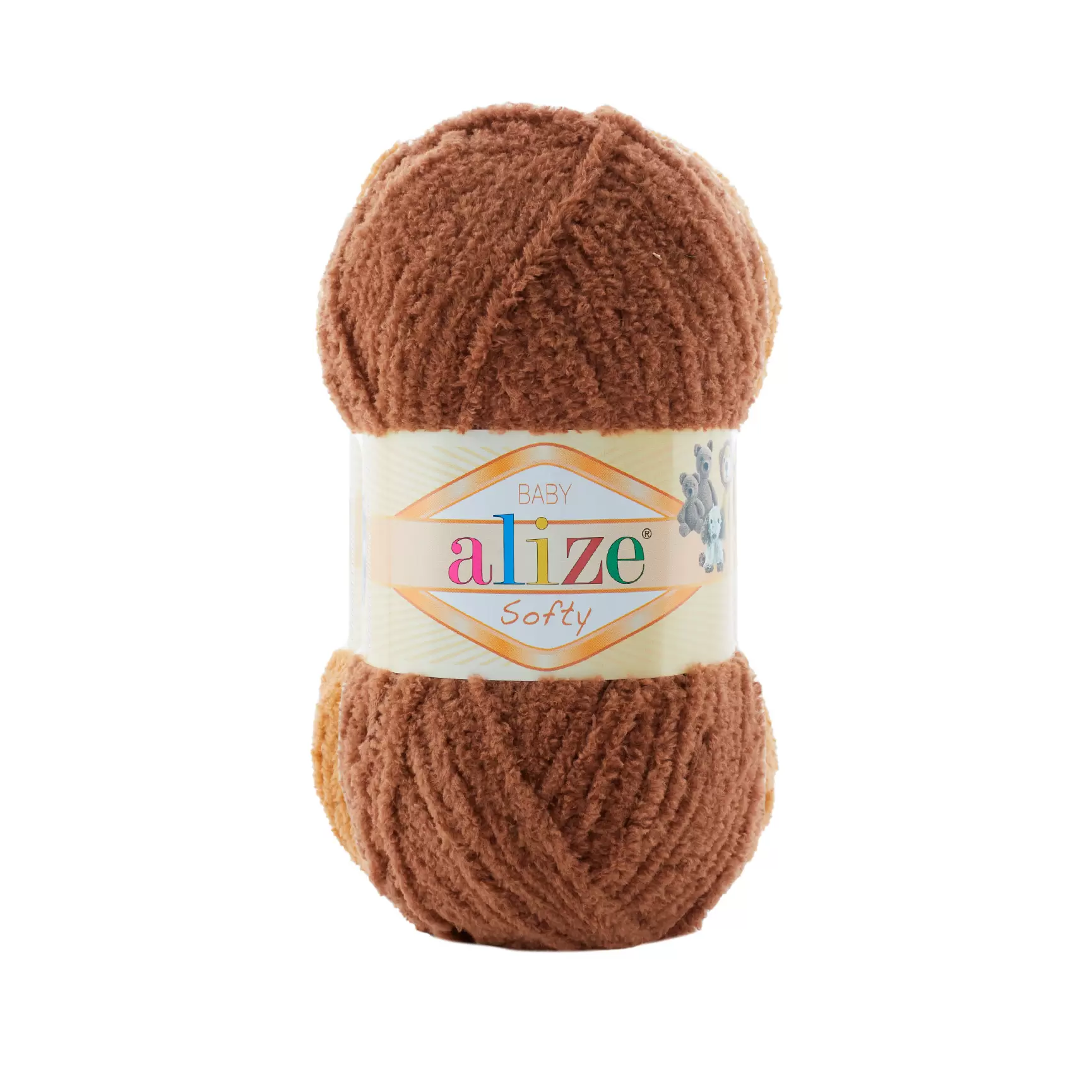 Пряжа Alize Softy цвет 321 Кофейный