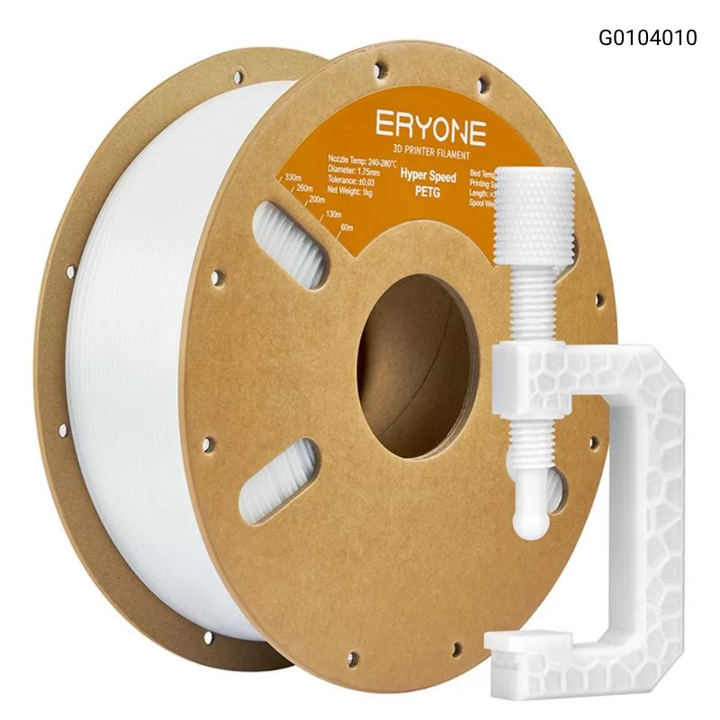 Пластик для 3D принтера Eryone High Speed PETG 1.75mm, 1KG/roll, Цвет White