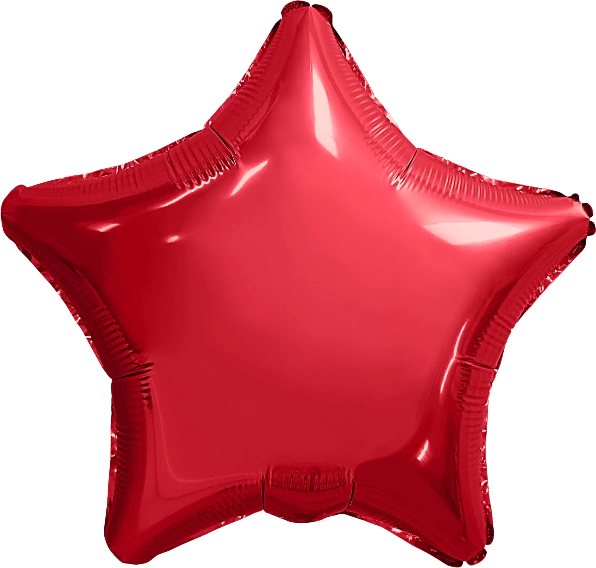 Шар с гелием (19"/48 см) Звезда, Красный