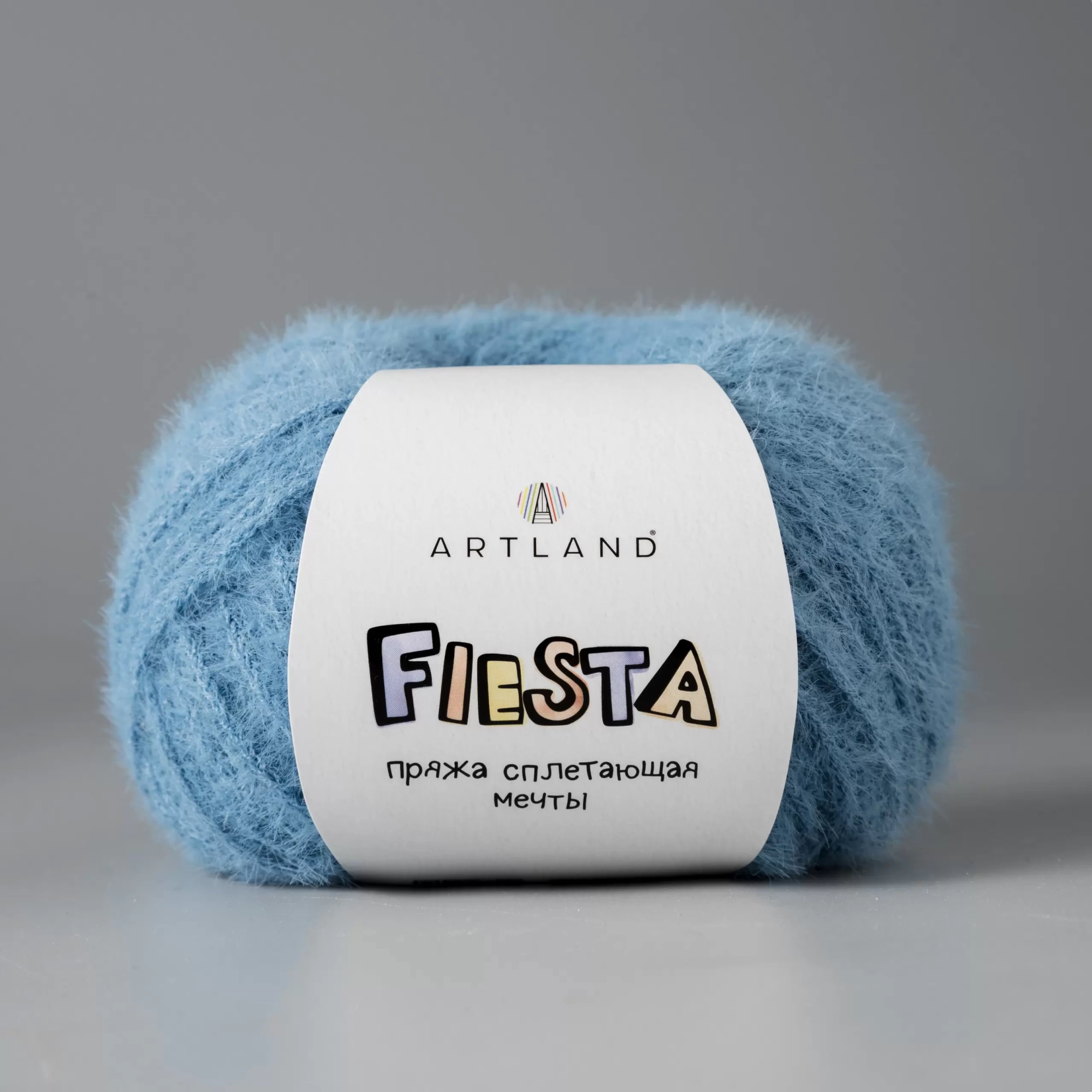 Пряжа FIESTA 50 г/100 м СД Светлый Джинс