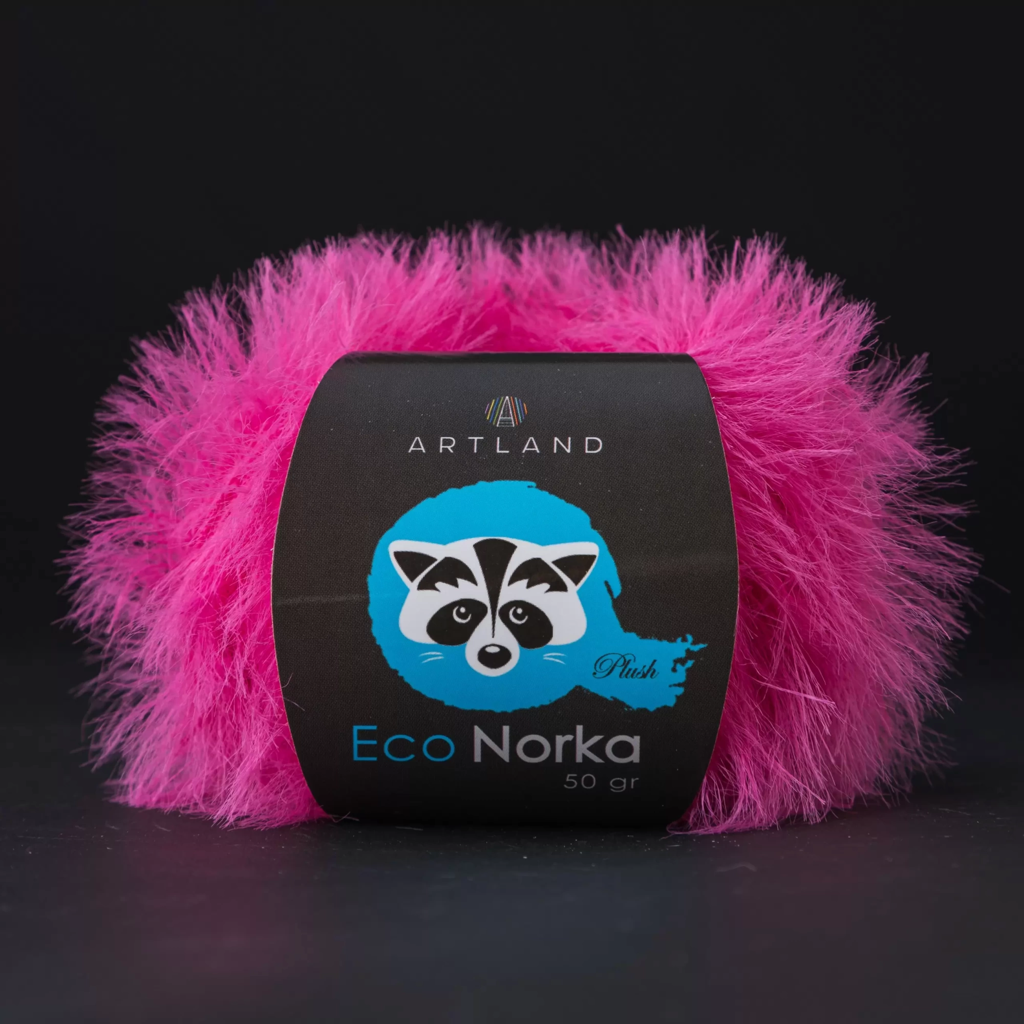 Пряжа Eco Norka 50 г/340 м 24 Ярко-Розовый